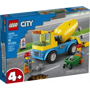Конструктор LEGO City Great Vehicles Бетонозмішувач 85 деталей (60325) зображення 1