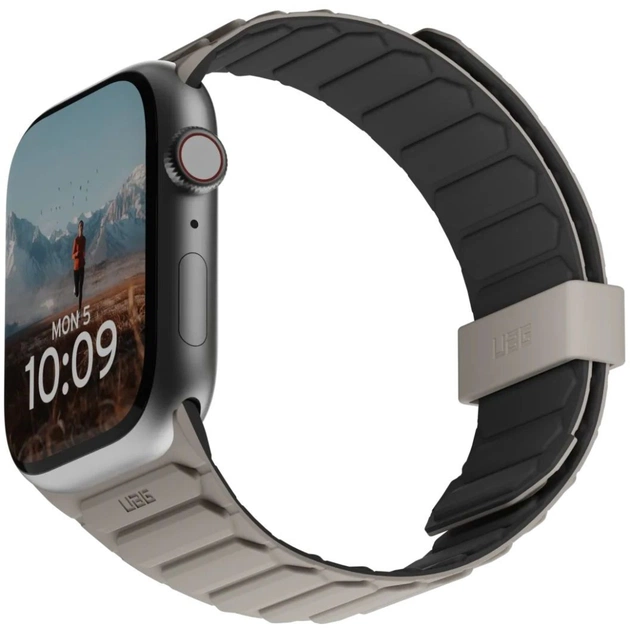 Ремешок для смарт-часов UAG для Apple Watch Ultra 2/Ultra-49-45-44-42mm, Pathfinder, Black/Titanium (194161114036) - изображение 10