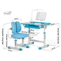 Парта зі стільцем Evo-kids BD-23 BL - уменьшенное изображение 3