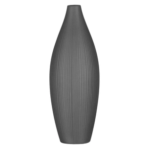 Ваза Ardesto Siena, 7х23см, порцеляна, сірий (AR3806B) зображення 1