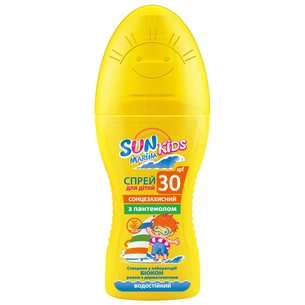 Засіб від засмаги Біокон Sun Marina Kids Сонцезахисний спрей для дітей SPF 30 150 мл (4820064562094) зображення 1