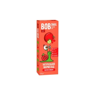 Мармелад Bob Snail Равлик Боб яблуко-вишня 27 г (4820219344186) зображення 1