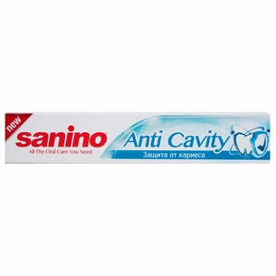 Зубна паста Sanino Захист від карієсу 100 мл (8690506471736) зображення 1