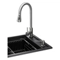 Мийка кухонна GRANADO Basic Estella black (+ змішувач Campo LUX inox + дозатор Redondo inox + кошик + (ksg0101) - зменшене зображення 3