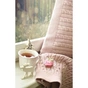 Плед Прованс Soft коси Пудра 90x130 см (11686) - зменшене зображення 4