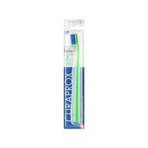 Зубна щітка Curaprox CS 5460 Ortho Ultra Soft Ультрам'яка ортодонтична Салатова із синьою щетиною (CS 5460 Ortho-03) зображення 1
