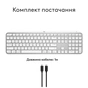 Клавіатура Logitech MX Keys S для MAC Bluetooth/Wireless UA Pale Grey (920-011638) - зменшене зображення 11