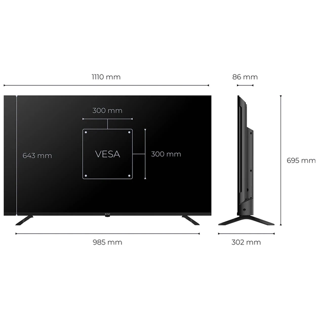 Телевизор Kivi 50U800KB - изображение 4
