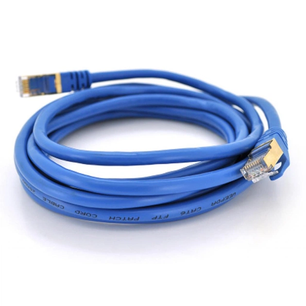 Патч-корд 2.0м, FTP, RJ-45, Cat.6, CU, blue Ritar (PCR-SFP/2Be / 05201) - изображение 1