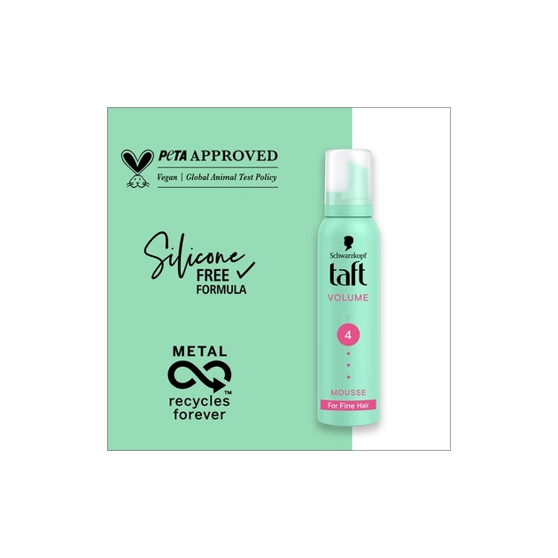 Пенка для волос Taft Volume 4 200 мл (3838824083704) - изображение 6