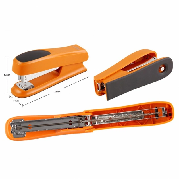 Степлер Comix пластиковий, 20 аркушів, скоби №24, 26, асорті (STAP-COM-B3027) - picture 3