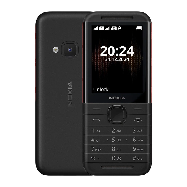 Мобільний телефон Nokia 5310 DS 2024 Black-Red - зображення 1