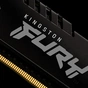 Модуль пам'яті для комп'ютера DDR4 16GB 2666 MHz Fury Beast Black Kingston Fury (ex.HyperX) (KF426C16BB1/16) - зменшене зображення 6