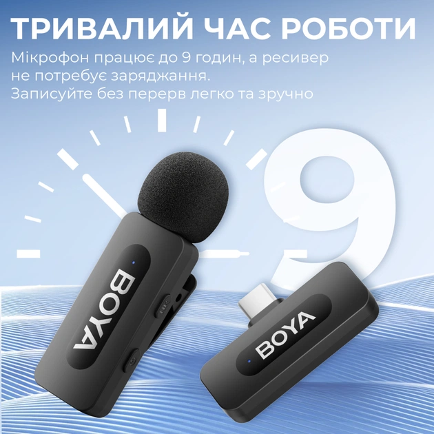 Мікрофон Boya BY-V20 Type-C Black (BY-V20) - picture 8