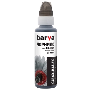 Чорнило Barva Canon GI-43 100 мл, BK флакон OneKey 1K (CGI43-841-1K) picture 1