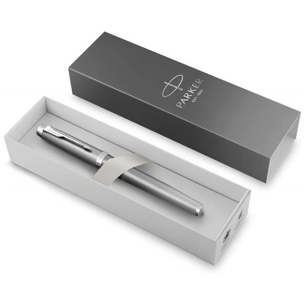 Ручка пір'яна Parker IM 17 Rituals Grey CT  FP F + Пакет Parker Rituals (29 211) - изображение 5