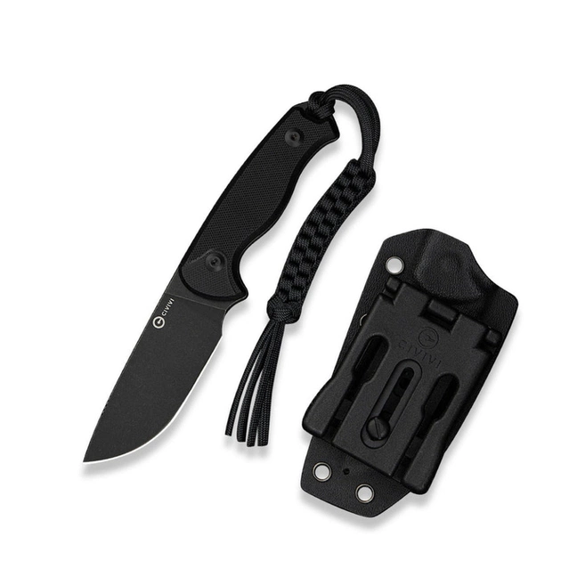 Ніж Civivi Timberbark, Darkwash, чорний G10 (C23094-1) - picture 5