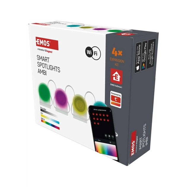 Світильник EMOS ZIW154R 4шт. 85см, 7 Вт, RGBIC+CCT, WIFI (ZIW154R) - picture 7