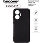 Чохол до мобільного телефона BeCover Silicone Poco F7 Black (713776) - зменшене зображення 1