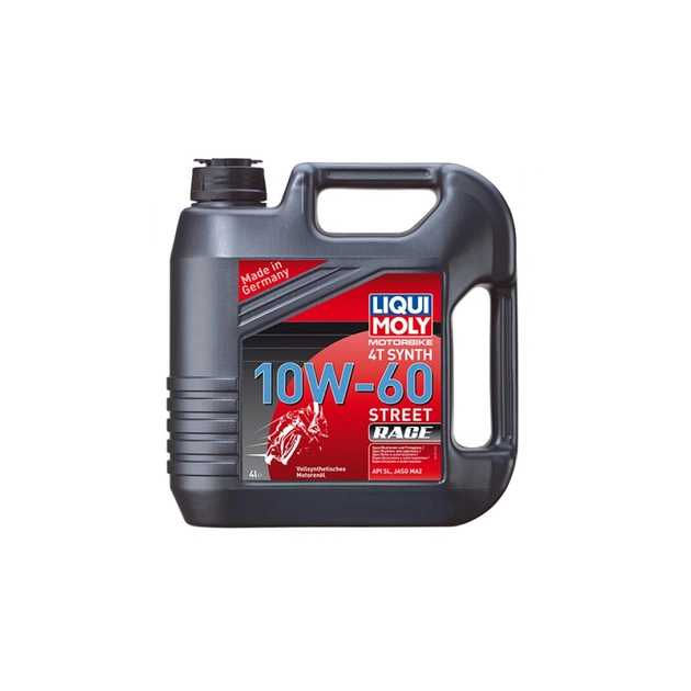 Моторное масло Liqui Moly Motorbike 4T Synth 10W-60 Street Race 4л. (1687) - изображение 1