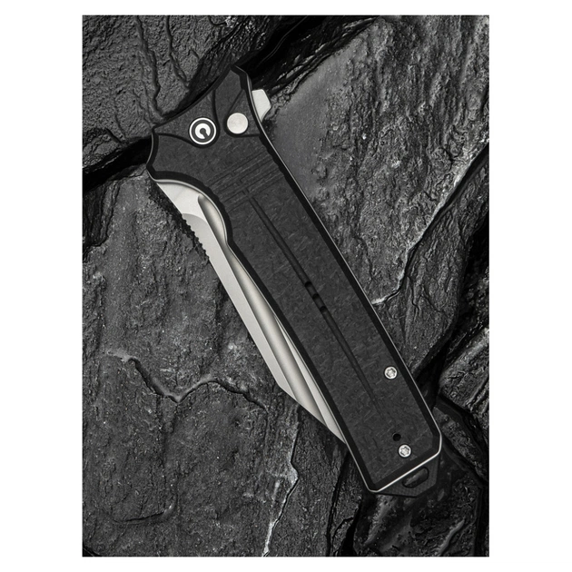 Ніж Civivi Neurohaptic, Bead Blast, чорний G10 (C23080-2) - picture 11