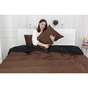 Постільна білизна MirSon King Size Сатин Premium 0211+0055 Dark Chocolate 220х240 (2200001169616) - уменьшенное изображение 5