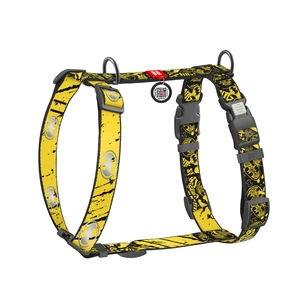 Шлея для собак WAUDOG Nylon H-подібна з QR-паспортом "Бетмен Ескіз", світловідбивна L (345-1081) зображення 1