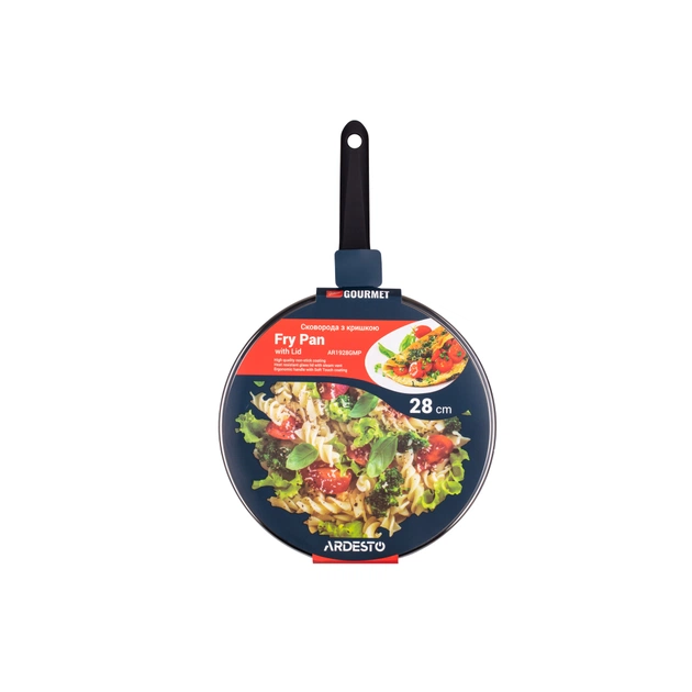 Сковорода Ardesto Gemini Gourmet Aosta з кришкою 28 см (AR1928GMP) - picture 4