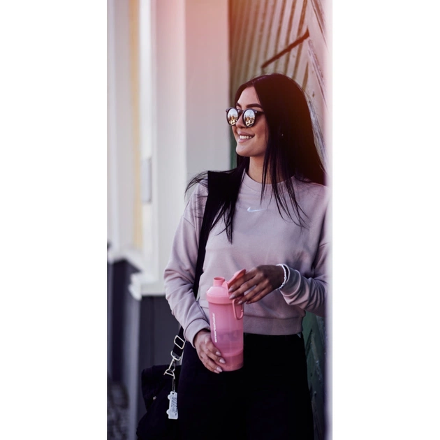 Шейкер спортивний SmartShake Original2GO One 800ml Light Pink (10581202) - picture 6