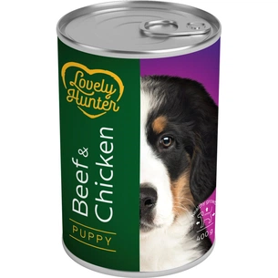 Консерви для собак Lovely Hunter Puppy Beef and Chicken 400 г (LHU45358) зображення 1