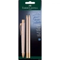 Ручка кулькова Faber-Castell набір кулькова ручка + 2 олівця Writing Set POLY BALL Urban, колір рожевий (32575) - зменшене зображення 1