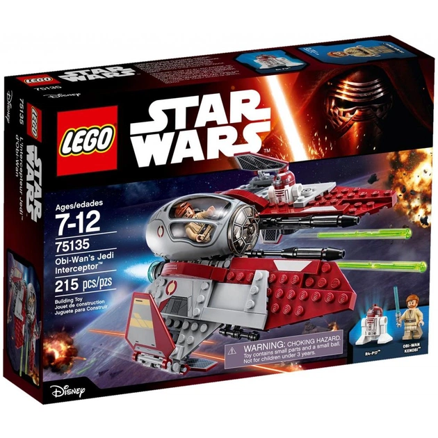 Конструктор LEGO Star Wars Перехоплювач джедаєв Обі-Вана Кенобі (75135) - зображення 1