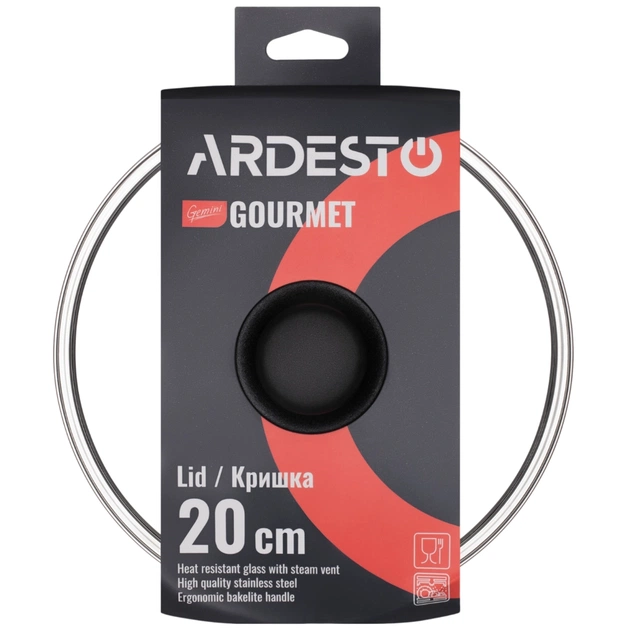 Сковорода Ardesto Gemini Gourmet Aosta з кришкою 28 см (AR1928GMP) - picture 10