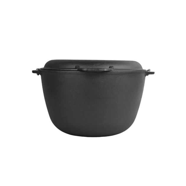 Котел туристичний Brizoll чавунний з кришкою-сковородою10 л (KT10-2) - picture 6