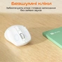 Мишка Meetion BTM032 Wireless/Bluetooth/USB White (MT-BTM032-B) - зменшене зображення 3