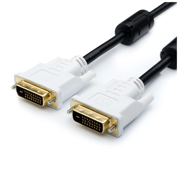 Кабель мультимедийный DVI M to DVI M 1.8m 24+1pin Atcom (8057) - изображение 1