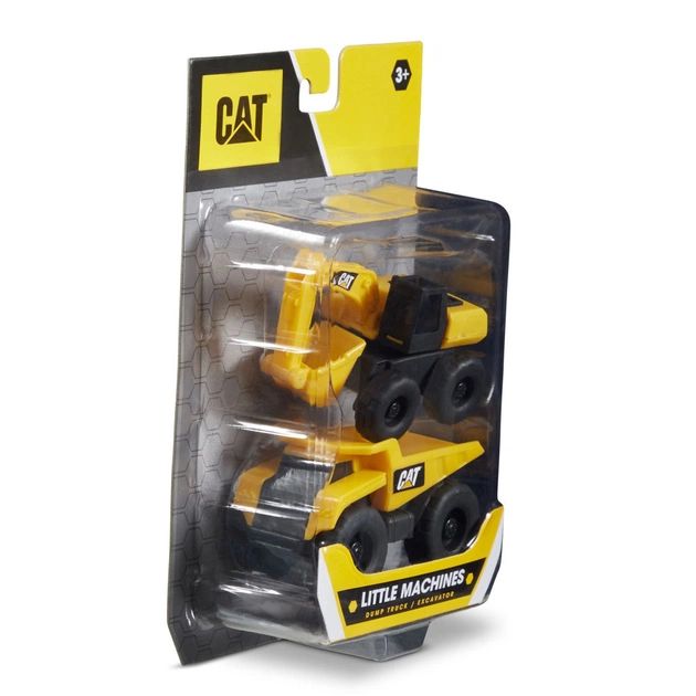 Спецтехніка Funrise Міні-техніка CAT Самоскид та Екскаватор (82278) - picture 12