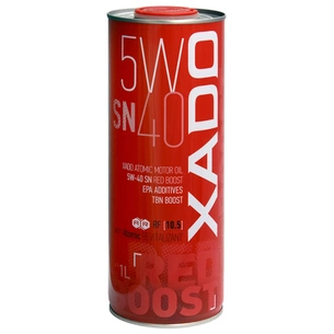 Моторна олива Xado Atomic Oil 5W-40 SN RED BOOST 1л (ХА 26169) зображення 1