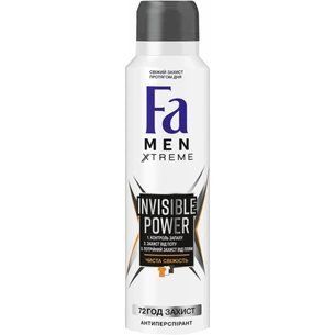 Антиперспірант Fa Men Xtreme Invisible Power 150 мл (9000100760546) зображення 1