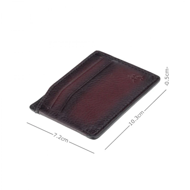 Кардхолдер Visconti MT86 Luc Burnish Burgundy (MT86 B/BG) - изображение 5