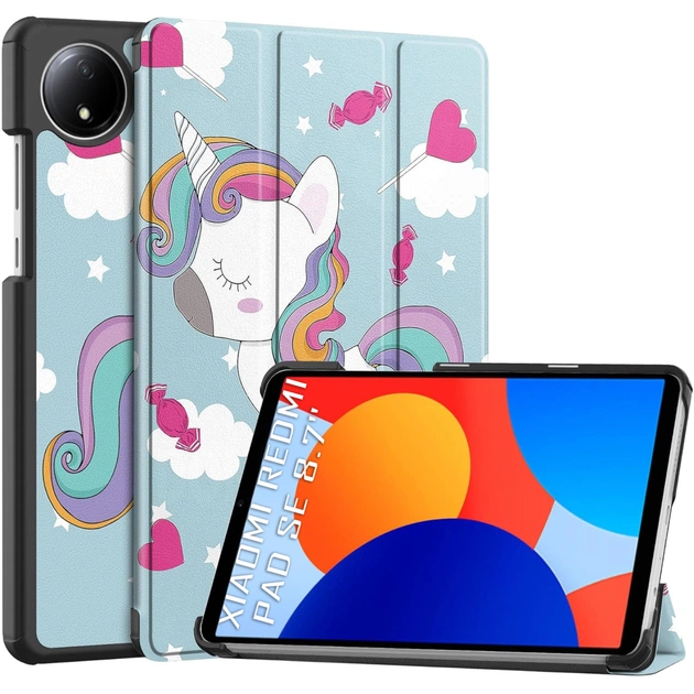 Чохол до планшета BeCover Smart Case Xiaomi Redmi Pad SE 8.7" Unicorn (711919) - изображение 1