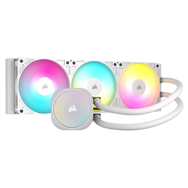 Система жидкостного охлаждения Corsair NAUTILUS 360 ARGB White (CW-9060095-WW) - изображение 1