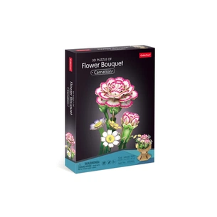 Пазл Cubic Fun тривимірний Букет квітів Гвоздики (W3300h) picture 1