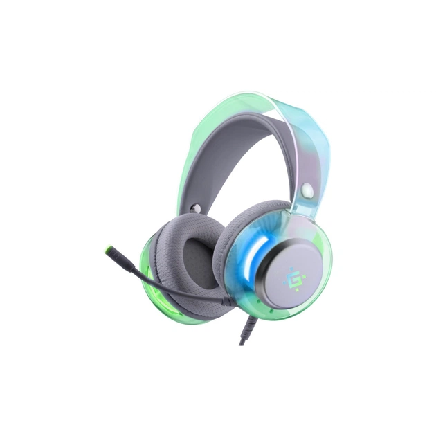 Навушники Defender Glitch RGB USB White (62490) - зображення 1