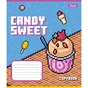 Зошит 1 вересня Candy sweet А5 12 аркушів коса лінія (767201) - зменшене зображення 4