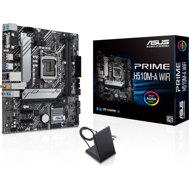 Материнська плата ASUS PRIME H510M-A WIFI - зображення 1