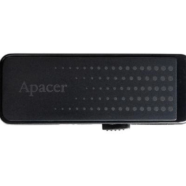 USB флеш накопичувач Apacer 32GB AH323 Black RP USB 2.0 (AP32GAH323B-1) - изображение 1