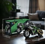 Конструктор мотоцикл Track Dominator Kawasaki Black Diamond 1:8 - уменьшенное изображение 2