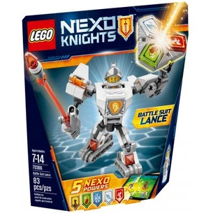 Конструктор LEGO Nexo Knights Бойові обладунки Ланса (70366) зображення 1