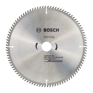 Диск пильний Bosch Eco for Aluminium 254x3x30-96T (2.608.644.395) зображення 1